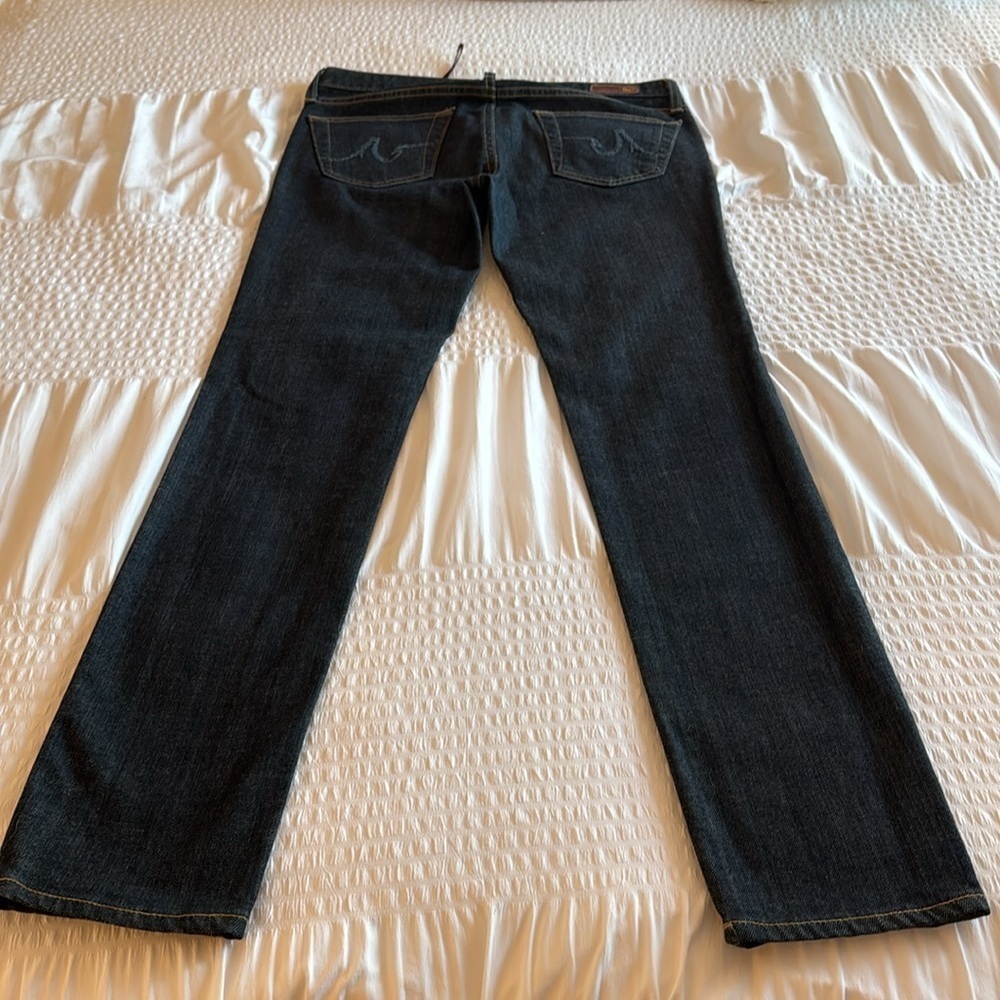 ag Adriano Goldschmied “the stilt” straight leg dark wash jeans size 29R - Picture 12 of 16